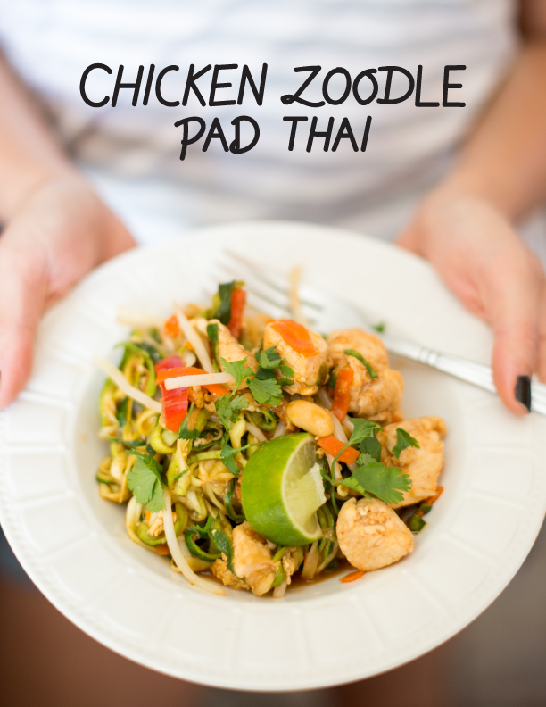 chicken zoodle pad thai