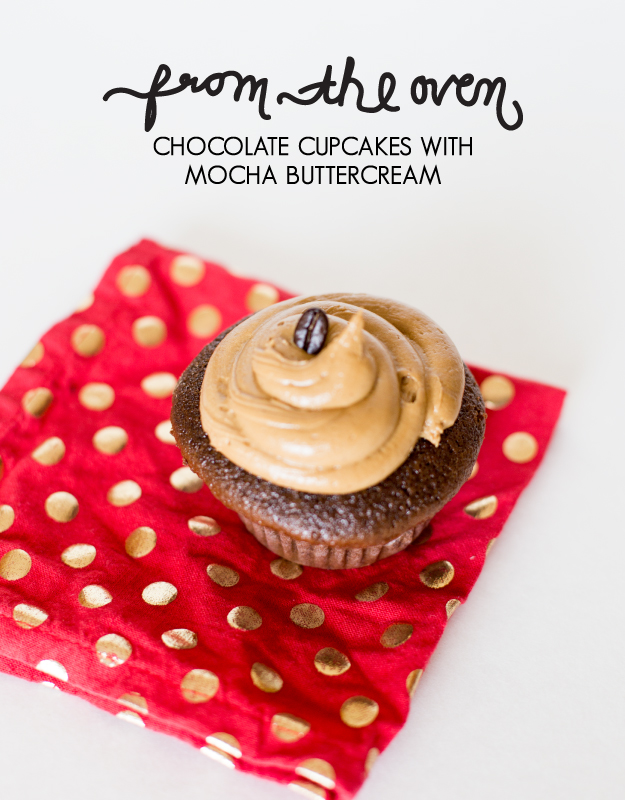 Chocolate Cupcakes with Mocha Buttercream