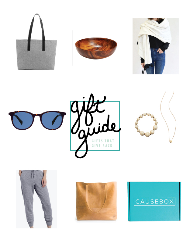gift guide give back