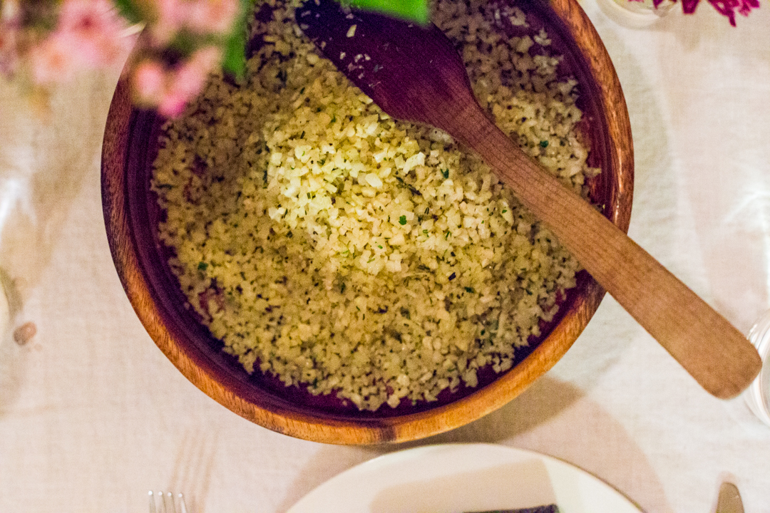 herbed cauliflower rice 2