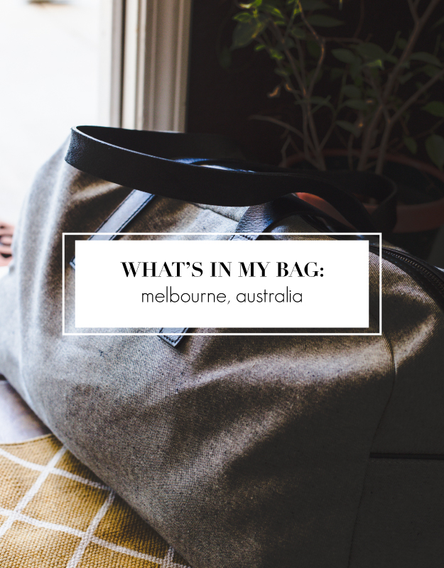 What’s In My Bag: Melbourne, Australia