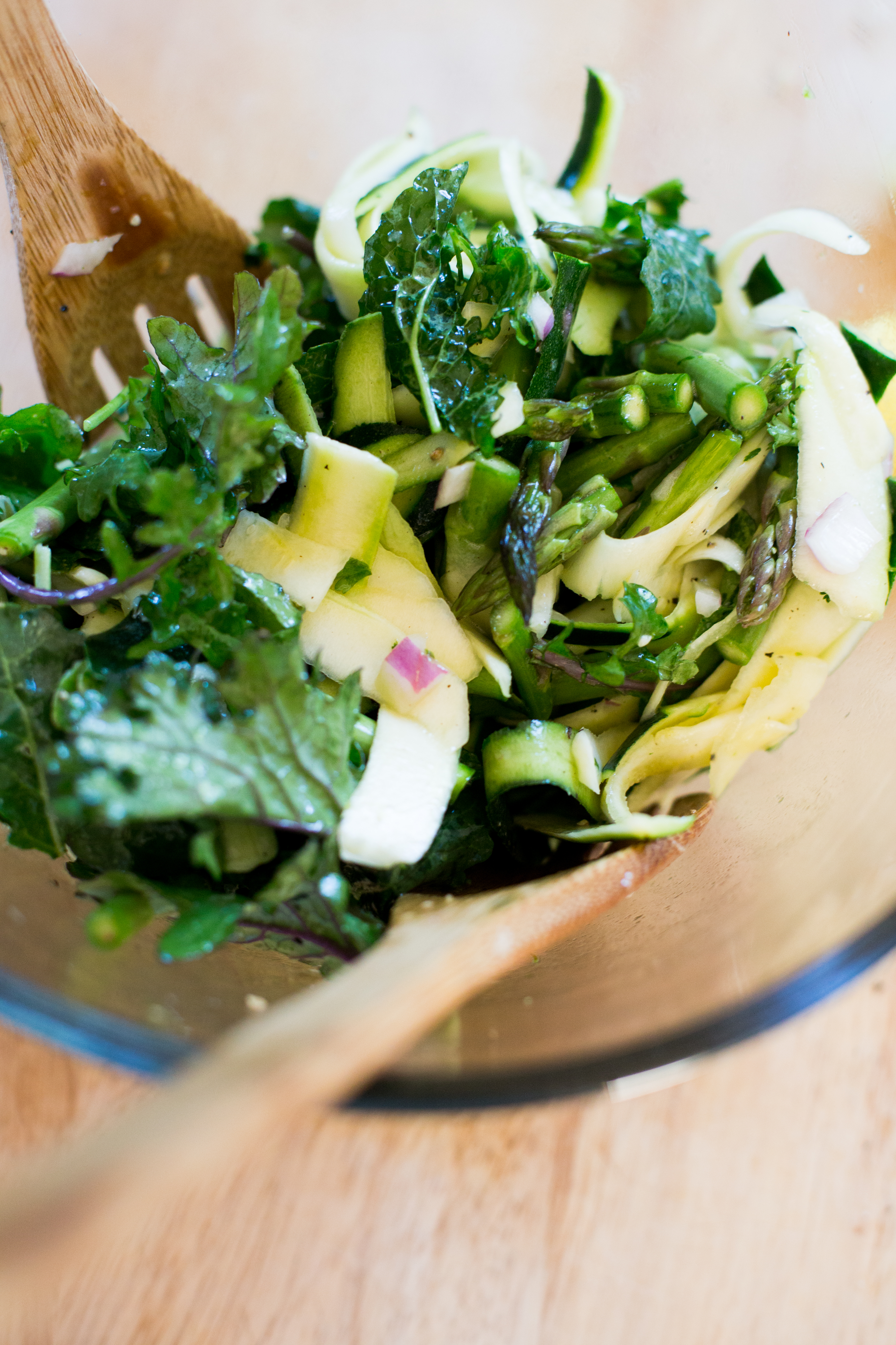 Zucchini Ribbon Asparagus Salad