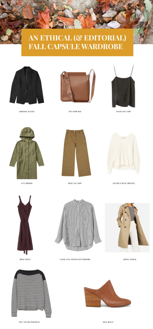 An Ethical and Editorial Fall Capsule Wardrobe