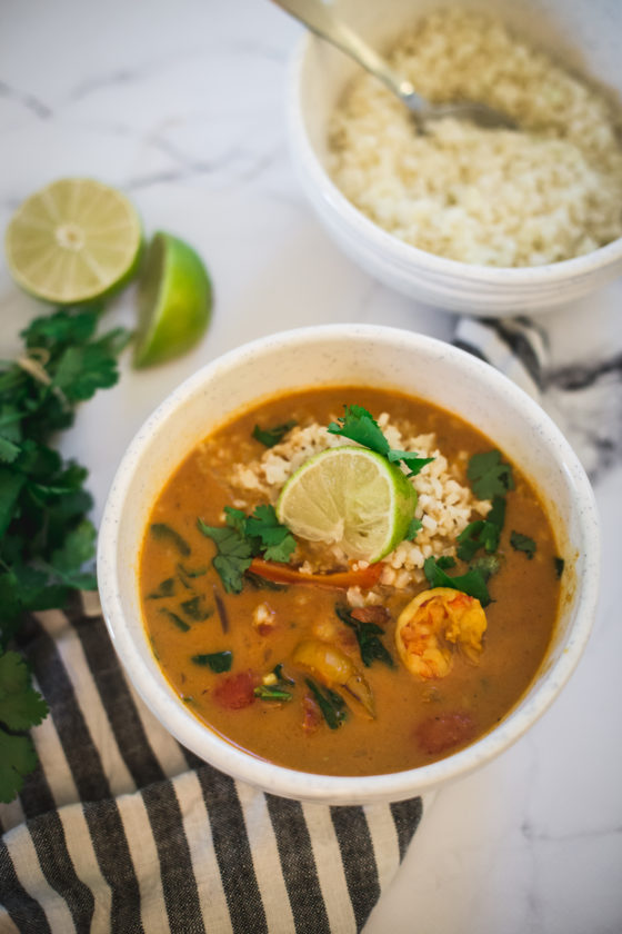30 Minute Dinners: Shrimp Yellow Curry